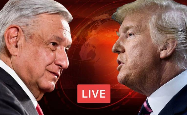 AMLO aterriza en Washington para reunirse con Trump mañana