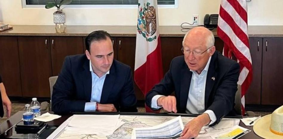 Se reúne Manolo con el embajador de Estados Unidos