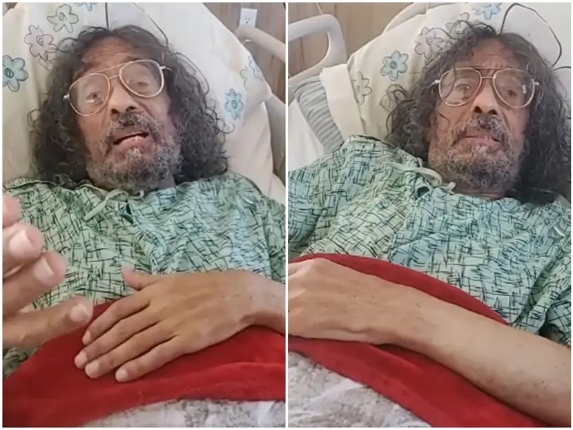 Javier Bátiz aparece en cama de hospital tras neumonía; está en espera de resultados de exámenes médicos