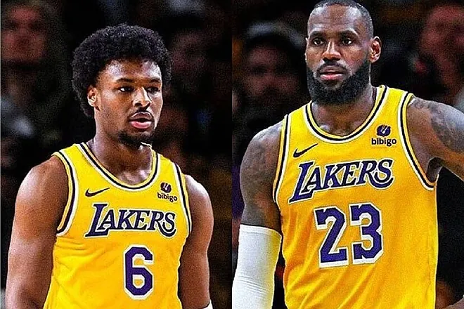 LeBron James ya no jugará con Bronny James en los Lakers
